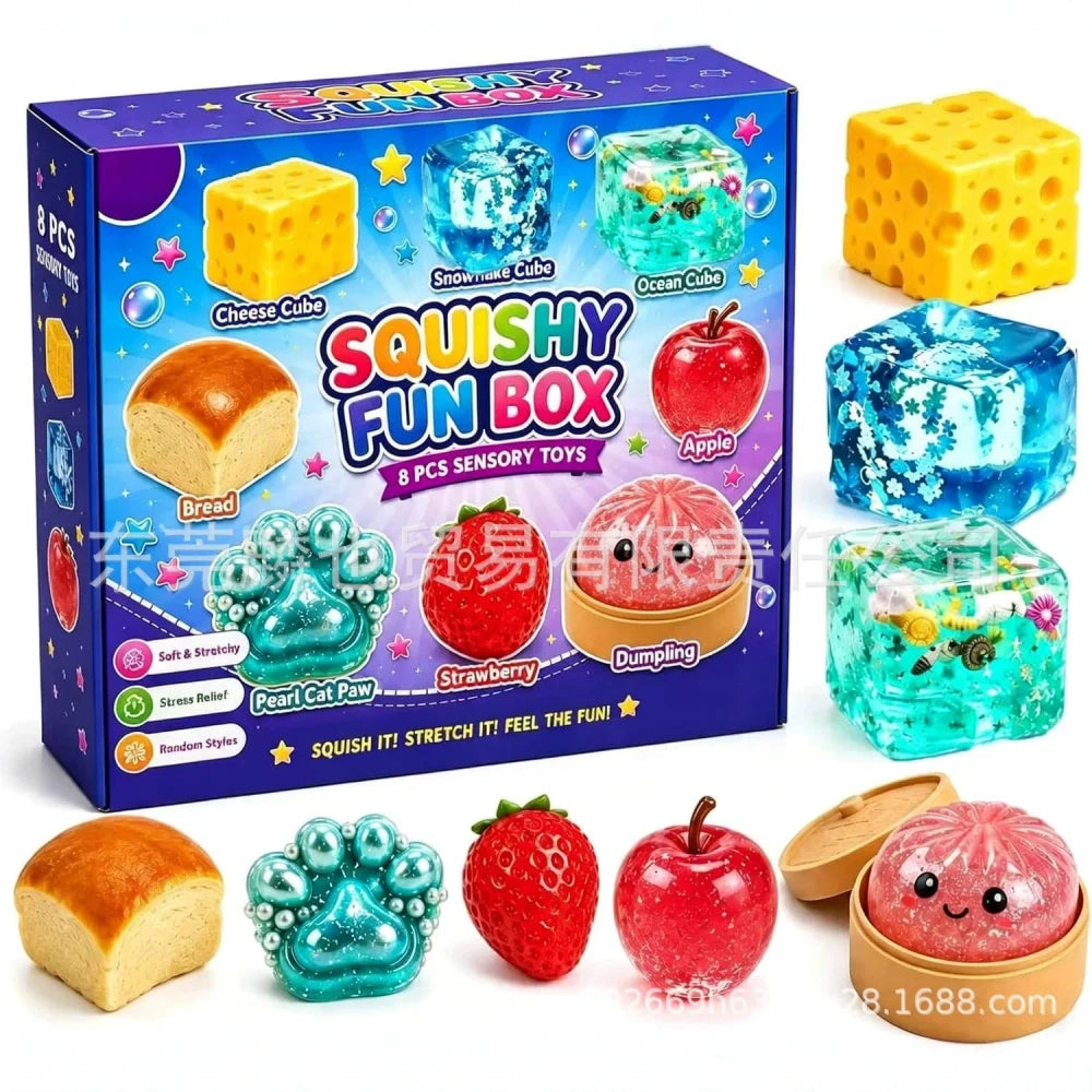Squishy Fun Box Stress Relief Sensory Toy
