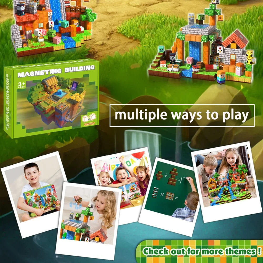 Magnetic Building Block Toy Set