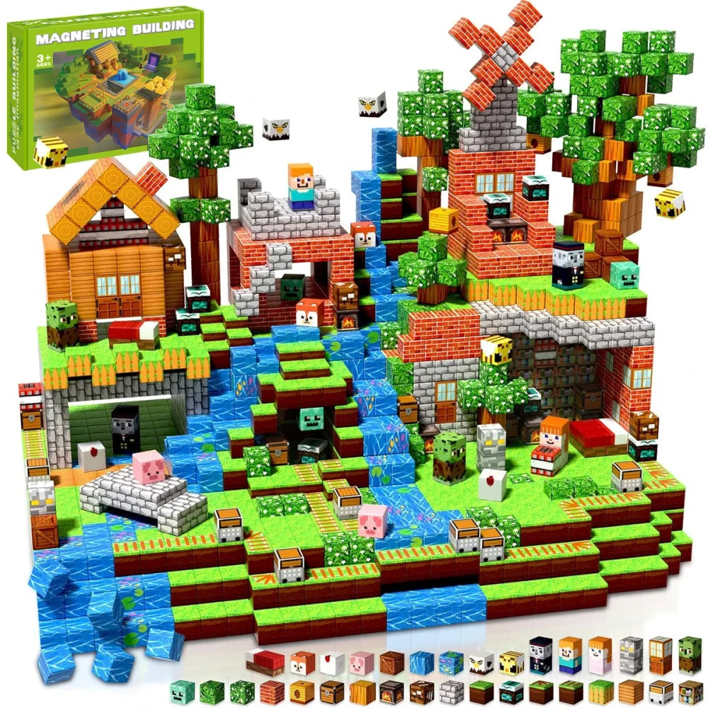Magnetic Building Block Toy Set