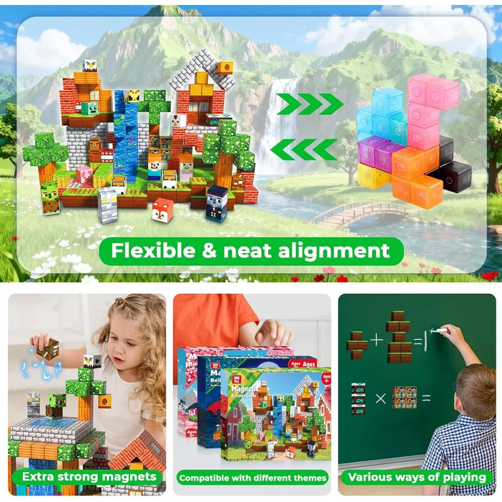 Magnetic Building Block Toy Set